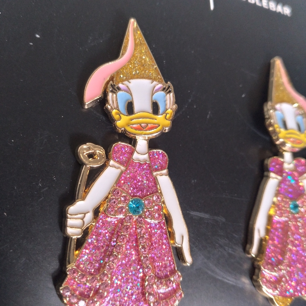 Disney x BaubleBar Daisy Duck Storybook Princess Earrings - Picture 6 of 7